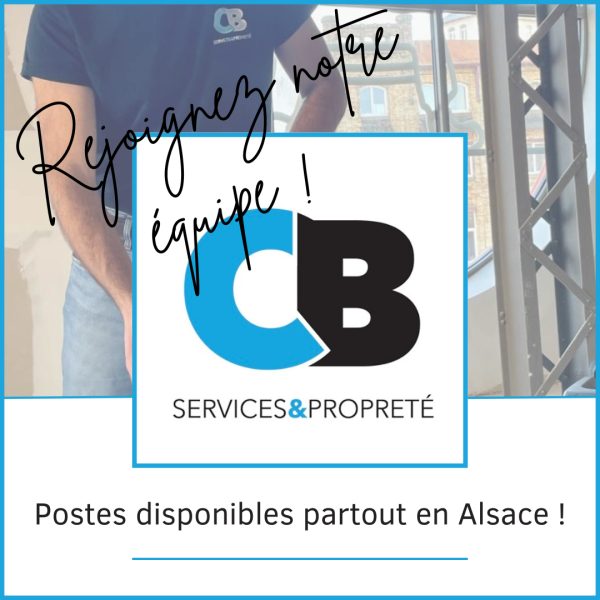 Recrutement d’Agents pour la remise en état en Alsace chez CB Services
