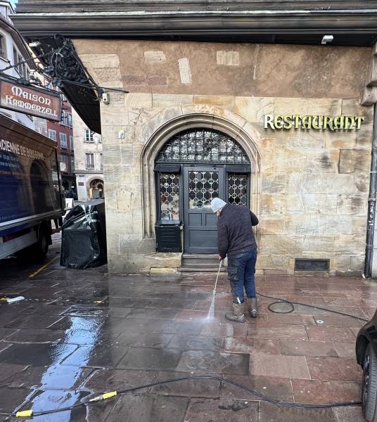 Remise en état de la terrasse de la Maison Kamerzell à Strasbourg